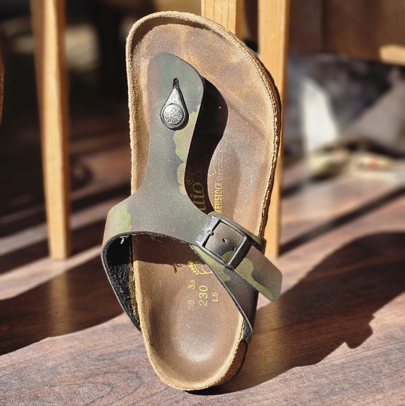 Birkenstock Papillio Gizeh Sandal Camo - Picture 3 of 11